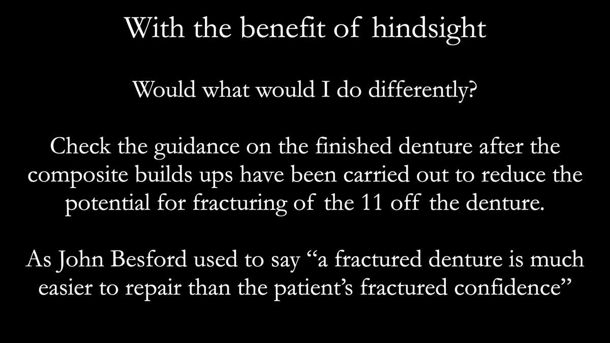 Read Newsletter 67 - Brian's COMBAT DENTURE Case Study