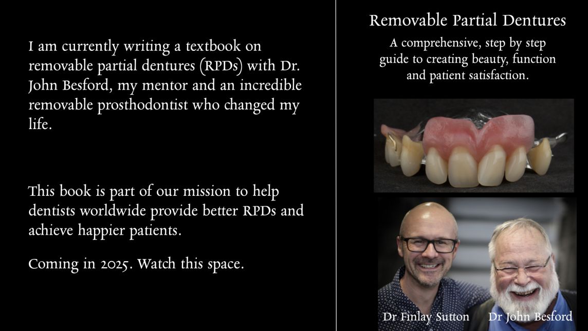 Removable Partial Dentures to be published in 2025