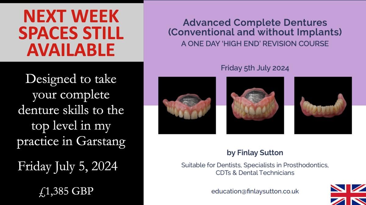 Read Newsletter 67 - Brian's COMBAT DENTURE Case Study