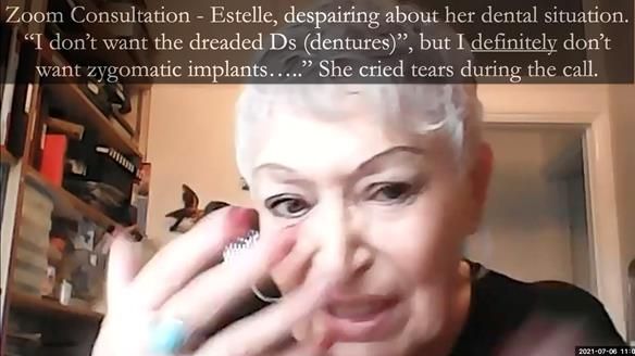 Newsletter 49 Managing Estelle’s failing implants with dentures FULL PROTOCOL