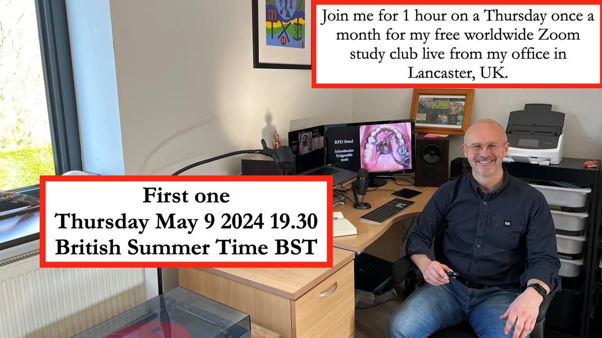 Case presentations - I will present cases I have treated from start to finish. It will be full of practical tips and tricks that can be taken straight into practice. I will also discuss problems and solutions I am having in clinical practice. It is free 